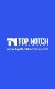 Vertical Logo blue background